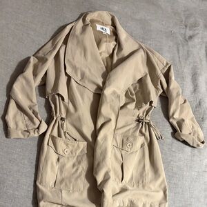 Jack by BB Dakota Beige Trench Coat